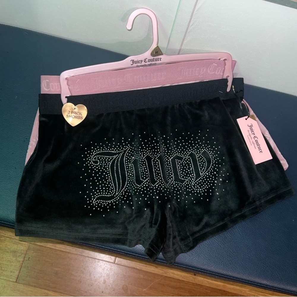 Juicy couture velour shorts